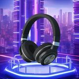 MERILER Bluetooth Headphones Over Ear 90 Hours Playtime Wireless Headphones with 3 EQ Modes Noise Isolating HiFi Stereo Headphones with Deep Bass Microphone Soft Earpads for Cellphone/PC