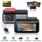 Vfedsrsge Dash Camera for Cars Front and Rear HD Wifi Dash Cam 3inch Front Rear Lens Car Dashcam Mini Hidden Car Camera Recorder Front and Real Cameras Car DVR