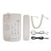 Corded Phone Hands Free Flash Function Clear Sound Last Number Re Dial Mute Button Wall Mount Desktop Landline Phone White