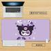 900-400mm Sanrio Kuromi kawaii Anime Cartoon Large Mouse Pad Rubber Locking Edge Big Computer Mousepad Laptop Desk Table Mat