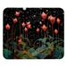 Square Mouse Pad 8.3x9.8 Inch Non-Slip Rubber Base Gaming Mouse Mat Plants under the Stars Mousepad for Laptop Office Home Mouse Pads