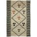 Casavani Handwoven Beige Hallway Stair Runner Area Rug Handblock Printed Cotton Rug 5x10 feet