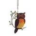 2DXuixsh 5 Ft Christmas Wreath Stained Owl Window Hangings Suncatcher Acrylic Pendant Colorful Ornament Indoor And Outdoor Crafts Hanging Decorations Birds Garden For Not Christmas Gray