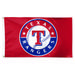 WinCraft Texas Rangers 3' x 5' Single-Sided Deluxe Secondary Team Logo Flag