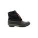 Sperry Top Sider Rain Boots Black Shoes - Women's Size 8