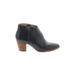 Madewell Ankle Boots: Black Print Shoes - Women's Size 7 1/2 - Almond Toe