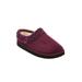 Wide Width Women's The Leela Slipper by Comfortview in Dark Berry (Size L W)