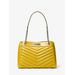 Michael Kors Whitney Medium Quilted Tote Bag Yellow One Size