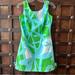 Lilly Pulitzer Dresses | Lilly Pulitzer Sz 0 Delia Flower Print Shift Dress | Color: Blue/Green | Size: 0