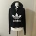Adidas Tops | Adidas Cropped Hoodie | Color: Black | Size: L