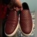 Gucci Shoes | Gucci Shoes Red Microguccissima Leather Slip On Sneakers Size 8.5 Europe Size | Color: Red/White | Size: 8.5