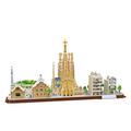 3D Puzzle - Barcelona 3D Puzzle Kinder Und 3D Puzzle Erwachsene, 3D Puzzle Mädchen, 3D Puzzle mit 186 Teilen, Modelle Zum Zusammenbauen Von Erwachsenen