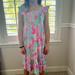 Lilly Pulitzer Dresses | A Lily Pulitzer Girls Dress Size 6-7 Medium And Is A Pink Floral Pattern. | Color: Pink | Size: Girls Medium 6-7