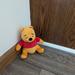 Disney Toys | Disney Winnie The Pooh Stuffed Animal Small Euc | Color: Red/Yellow | Size: Osbb