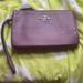 Coach Bags | Coach Purple Pebbled Leather Double Zip Wristlet. Eucfirm | Color: Purple | Size: Os