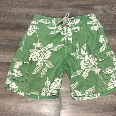 J. Crew Swim | J. Crew Mens Bathing Suit Board Shorts 32 Waist | Color: Green | Size: 32