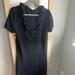 J. Crew Dresses | Jcrew Sweater Knit Dress With Ruffle Collar Sz Large | Color: Black | Size: L