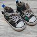 Converse Shoes | Baby Converse Shoes With Minecraft Style Pattern | Color: Black/Green | Size: 6bb