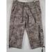 Nike Pants & Jumpsuits | Nike Womens Capri Pants Size D Camo Cotton Gray Cargo Lightweight | Color: Gray | Size: S