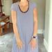 Madewell Dresses | Made Well Striped Dress | Color: Blue | Size: M