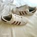 Adidas Shoes | Adidas Superstar Shoes Size 9 Color Gold And White | Color: Gold/White | Size: 9