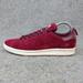 Adidas Shoes | Adidas Stan Smith Mens 8 Shoes Suede Sneakers Low Top Burgundy Red Lace Up | Color: Red | Size: 8