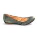 J. Crew Shoes | J.Crew Cece Flat Italian Leather Ballet Flats | Color: Green | Size: 8