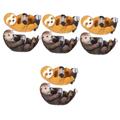 DIYEAH 8 Pcs Tape Holder Sloth Tape Dispensers Tabletop Tape Dispenser Tape Dispenser Desk Office Tape Dispenser Heavy Duty Tape Dispenser Desk Supplies Resin Cartoon Decorate