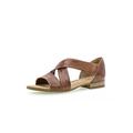 Gabor Sweetly peanut brown smooth leather, heel in slip on sandals (Peanut Brown, UK Footwear Size System, Adult, Women, Numeric, Medium, 4)