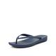 Fitflop Men's Iqushion Ergonomic Flip-flops Open Toe Sandals, Blue Midnight Navy 399, 10 UK