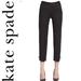 Kate Spade Pants & Jumpsuits | Kate Spade Jackie Black Dress Pants W/ Bow Cuff Gold Stud Cropped Capri’s | Color: Black/Gold | Size: 00