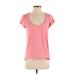 Anthropologie X IMRIE Short Sleeve T-Shirt: Pink Tops - Women's Size Small