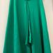 Zara Skirts | Green Satin Midi High And Low Skirt From Zara Excellent Condition. Barely Used. | Color: Green | Size: S