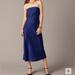 J. Crew Dresses | J.Crew Collection Strapless Gwyneth Slip Dress In Luster Charmeuse Sz 6 | Color: Blue | Size: 6