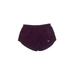 Nike Athletic Shorts: Purple Solid Activewear - Women's Size Medium