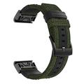 VBWVA 22 26mm Quick Fit Watchband For Garmin Fenix 7 7X 3 HR Enduro Nylon Easyfit Wrist Band for Garmin Fenix 6X 6 Pro 5 5 Plus MARQ (Color : Armygreen, Size : For Fenix 6X 5X)