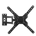 SHTUMEC Full Motion TV Monitor Wall Mount Bracket for Most 26-60 Inch Tv. Articulating Arms Swivel Tilt Extension Rotation TVs up to 66 lbs, Max VESA 400x400mm，TV Mount with Swivel， Rotate 180 °.