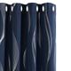 Deconovo Navy Curtains 66 x 54 Inch Bedroom Curtains Wave Line Foil Printed Blackout Curtains Thermal Insulated Energy Saving Eyelet Curtains for Living Room 66 x 54 Inch Navy Blue 1 Pair