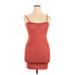 Popular Basics Casual Dress - Mini: Red Dresses - Women's Size X-Large