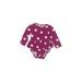 Carter's Long Sleeve Outfit: Burgundy Polka Dots Bottoms - Size 24 Month