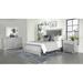 Alma Eleanor Upholstered Tufted Bedroom Set Metallic Wood in Gray | 62 H x 63.5 D in | Wayfair Retsaoc 223461Q-S4