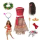 2024 Children Dresses Disney Moana Dress Girls Cosplay Princess Dresses Children Birthday Party