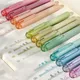 4pcs/Set Pocket Highlighter Pens Mini Color Pen Drawing Pen Key Marker Pen Portable Sized Mild Color