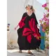 Grande fleur pour femmes vêtements de plage pour femmes robe longue d'été tenues caftan imprimé