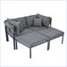 Latitude Run® Sylina 2 - Person Outdoor Seating Group w/ Cushions in Gray | Wayfair 0D810836CF924510B25736D1E9CED16B