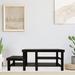 Latitude Run® 9 Pair Shoe Storage Bench in Black | 17.72 H x 48 W x 11.02 D in | Wayfair FF0EFDF7FE064620976AEF6AC29C8138