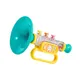 Kids Trumpet Toy Musical Trumpet Toy Learning and Practicing Musical Instrument Travel Toy for 6