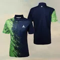 Nuovi vestiti da tennis comodi da uomo camicia da badminton ultrasottile assorbimento del sudore