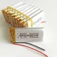 10 pcs 3.7V 500mAh 602040 Lithium Polymer LiPo Rechargeable Battery For Mp3 Camera Bluetooth Speaker