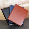 A4 Folder Board Clipboard PU Leather Multifunctional Folder Transparent Insert Flip Flat Head Anti